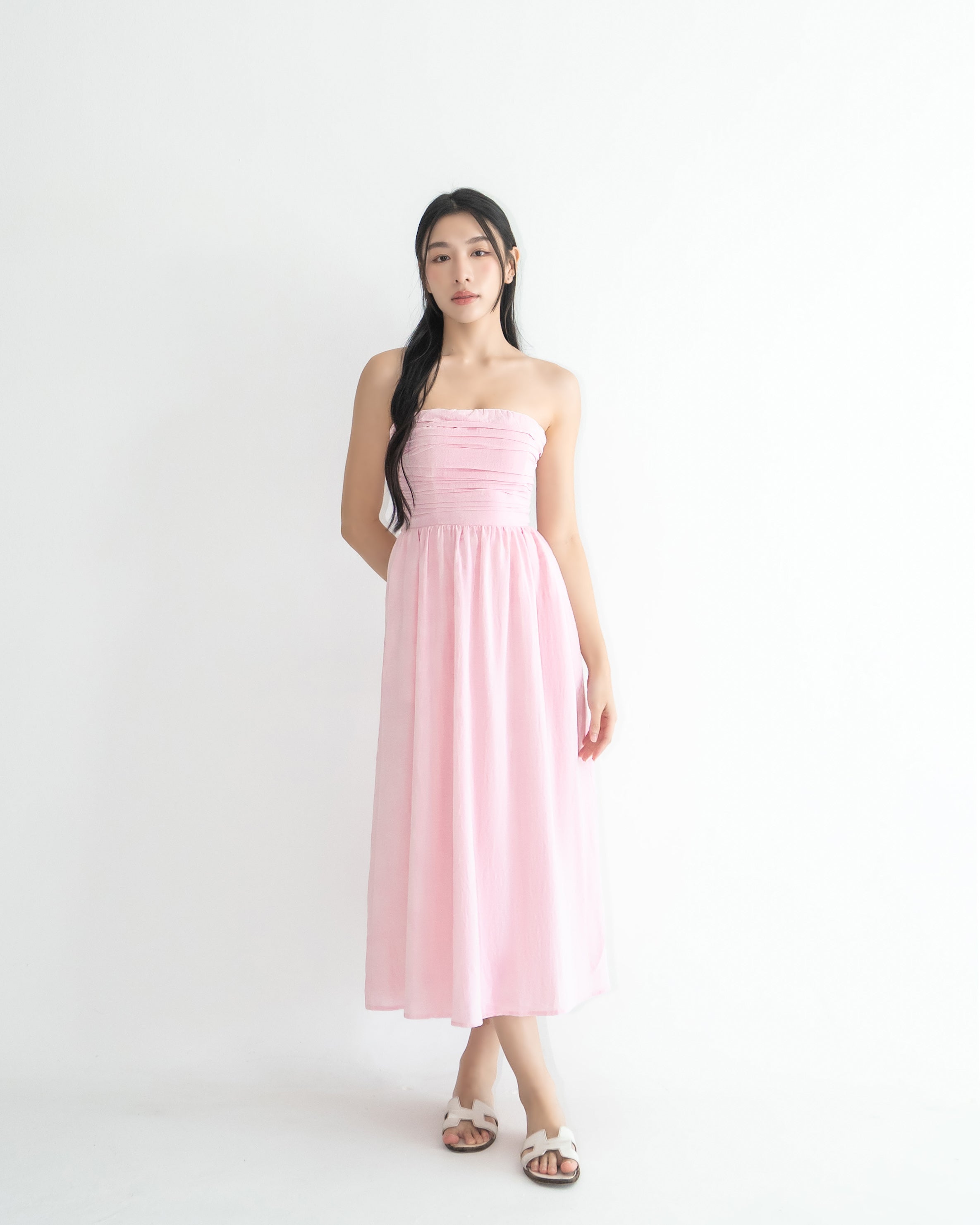 FION Dress in Marshmallow Pink