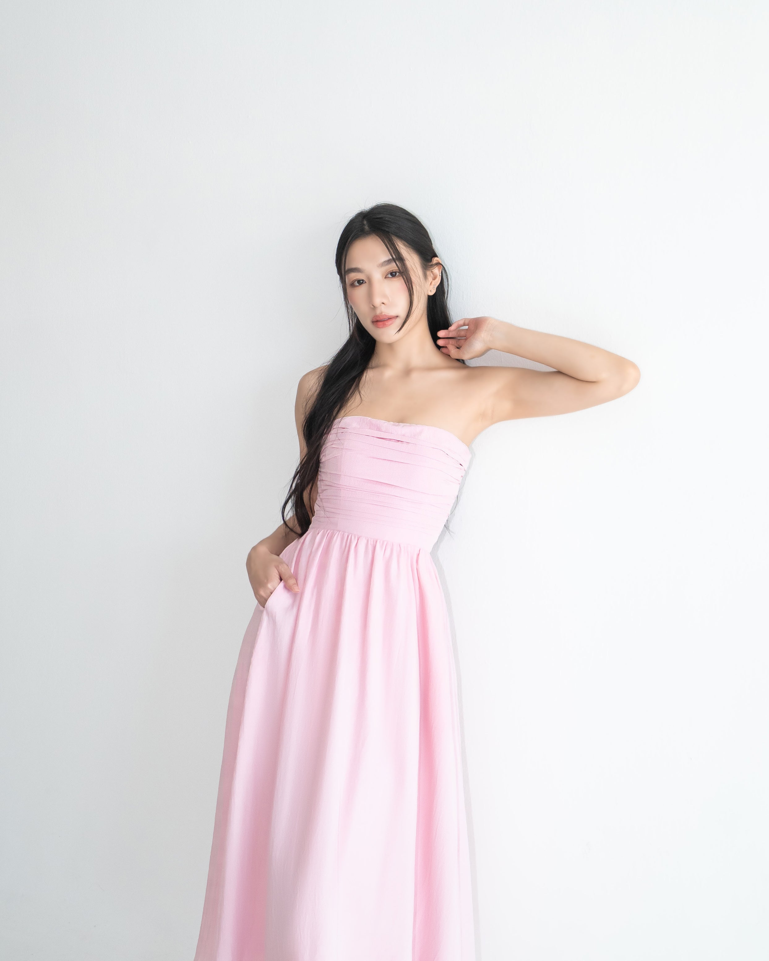 FION Dress in Marshmallow Pink