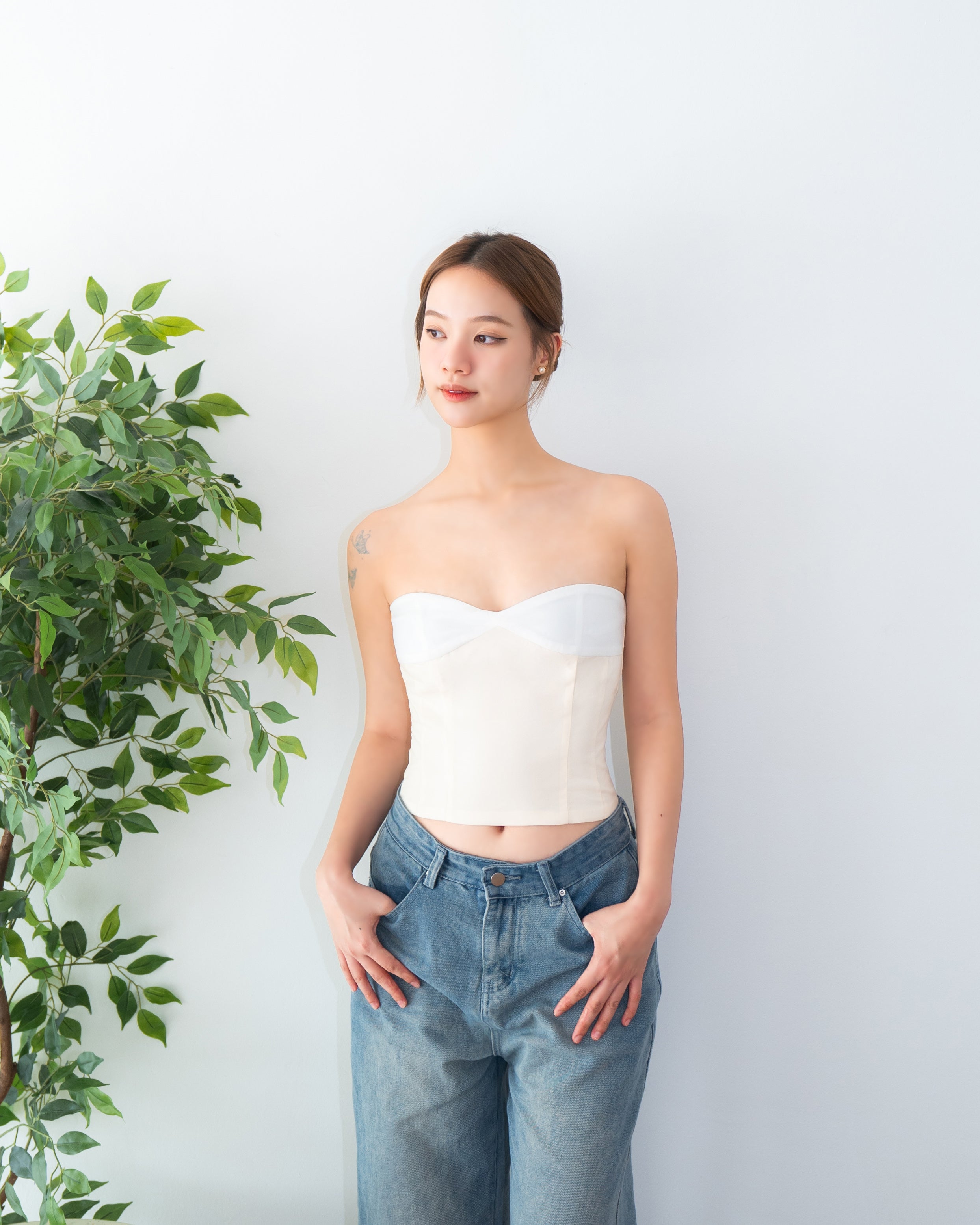 TAYLOR Top in Buttermilk