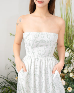 ANNA Dress in Enchanted Green